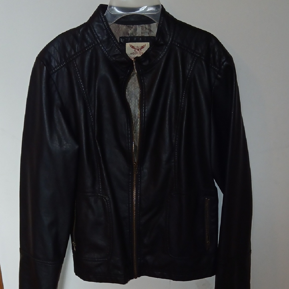 Women's Black Leather Jacket